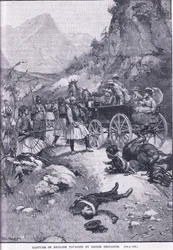 Captura de turistas ingleses por bandidos griegos